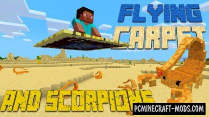 Flying Carpets And Scorpions Addon For Minecraft PE 1.18.12