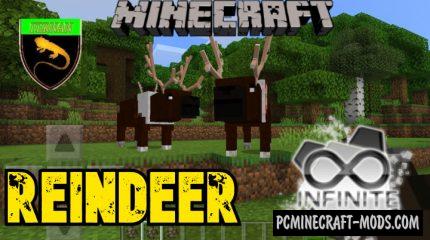 Reindeer - Creatures Addon For Minecraft Bedrock 1.18.12