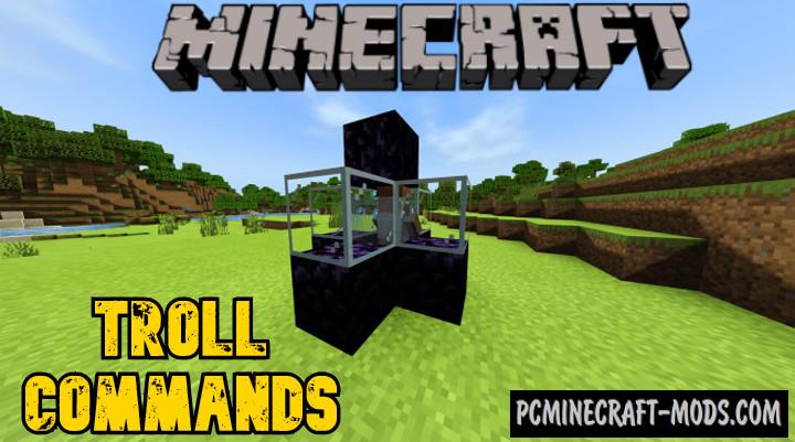 Troll Commands - Function Pack Addon For Minecraft 1.18.12