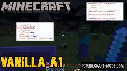 Vanilla A1 Addon For Minecraft PE 1.18.12, 1.17 iOS/Android