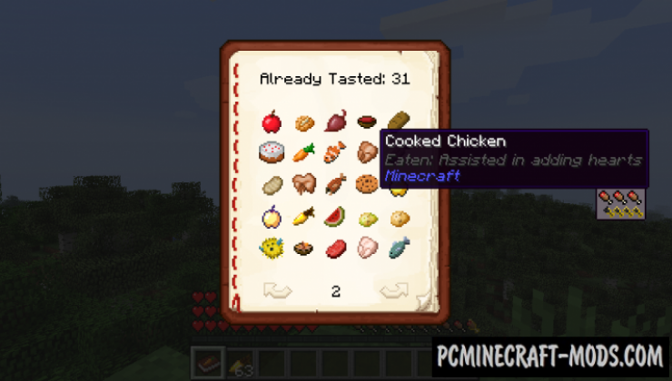 Spice of Life: Carrot Edition - Food Boost Mod 1.18.1, 1.17.1, 1.16.5, 1.12.2