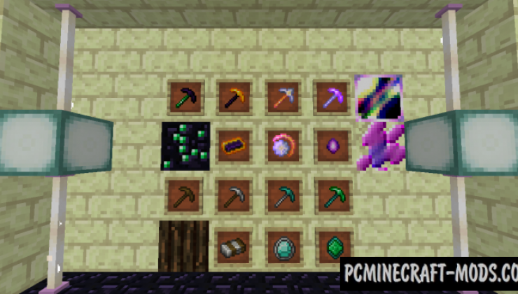 Upgraded Pickaxes - Tools Mod For Minecraft 1.12.2