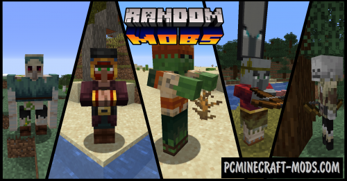 Random mobs Resource Pack For Minecraft 1.15.2