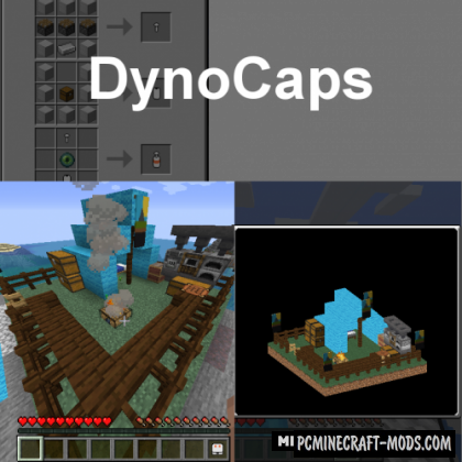 Dynocaps - Tool, Mech Mod For Minecraft 1.19.3, 1.18.1, 1.17.1, 1.16.5