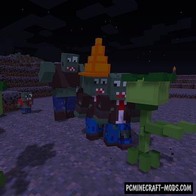 plants vs zombies mod for minecraft 1.12.2