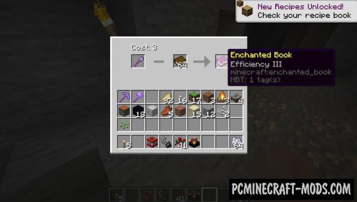 Disenchanting Forge - Tweak Mod For Minecraft 1.19.3, 1.16.5, 1.14.4