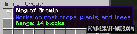 Ring of Growth - Magic Item Mod For MC 1.19.2, 1.18.1, 1.17.1
