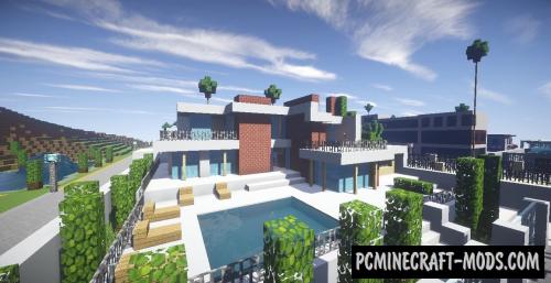 Modern House Ep6 Home Map For Minecraft 1 17 1 16 5 Pc Java Mods