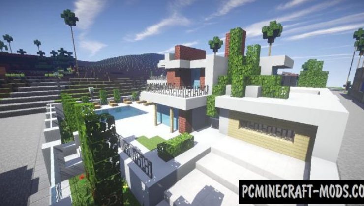 Modern House Ep6 - Home Map For Minecraft
