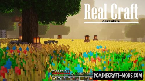 Real Craft 16x Resource Pack For Minecraft 1.16.5, 1.16.4