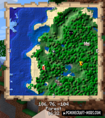 Just Map - Minimap Mod For Minecraft 1.16.5, 1.16.4