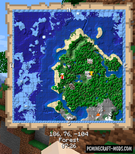 Just Map - Minimap Mod For Minecraft 1.16.5, 1.16.4