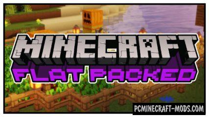 Flat Packed Resource Pack For Minecraft 1.15.2, 1.14.4