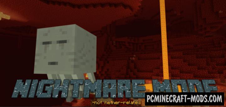 Nightmare Mode Addon For MCPE 1.18.12, 1.17.40 iOS/Android