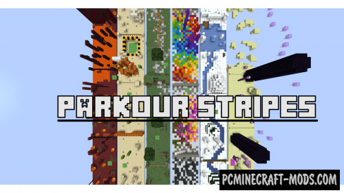 Parkour Stripes - Parkour Map For Minecraft