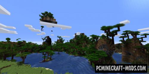 Atmospheric - Biomes, Gen Mod For Minecraft 1.16.5, 1.16.4