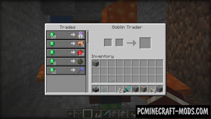Goblin Traders - New Mobs Mod For Minecraft 1.20.1, 1.19.4, 1.18.2, 1.17.1