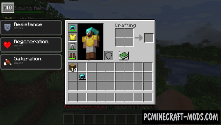 Armor Item Overlay - HUD Mod For Minecraft 1.16.5, 1.15.2