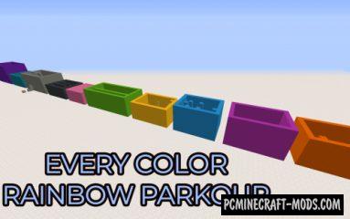 Every Color Rainbow - Parkour Map For Minecraft