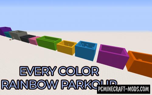 Every Color Rainbow - Parkour Map For Minecraft