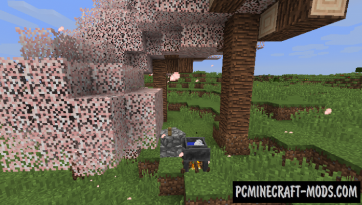 Sakura - Biomes, Weapons Mod For Minecraft 1.12.2