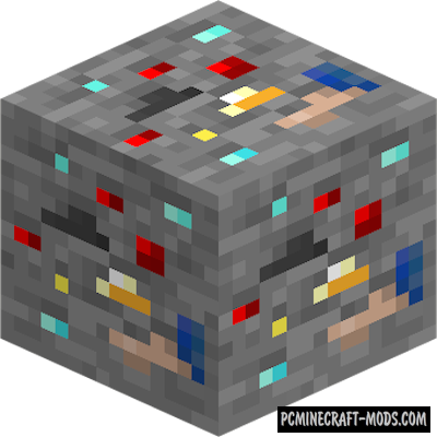 Ores are Lucky Block Minecraft Mod