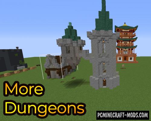 More Dungeons - Gen, Mobs Mod For Minecraft 1.14.4