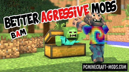 Better Agressive Mobs Resource Pack For Minecraft 1.15.2