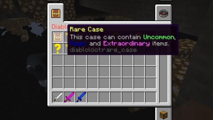 DiabloLoot - New Items, Magic Mod For Minecraft 1.16.5, 1.14.4