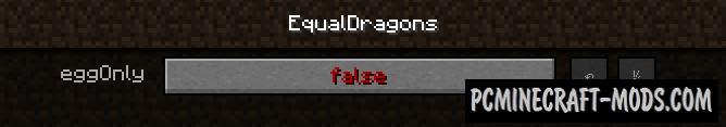 EqualDragons - Tweak Mod For Minecraft 1.15.2, 1.12.2