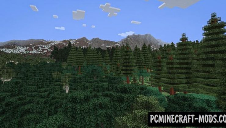 TerraForged - Gen, Biomes Mod For Minecraft 1.18.1, 1.16.5