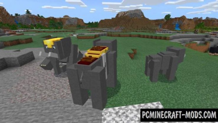 Elephants! Addon For Minecraft Bedrock 1.18.12 iOS/Android