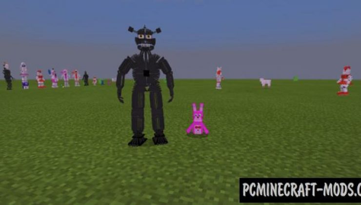 Fnaf Sister Location Addon For Minecraft PE 1.18.12, 1.17.40