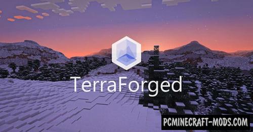 TerraForged - Gen, Biomes Mod For Minecraft 1.18.1, 1.16.5