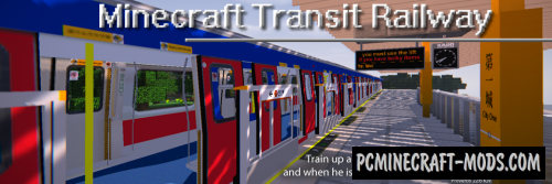 Minecraft Transit Railway - Mech, Decor Mod For 1.19.3, 1.18.1, 1.12.2