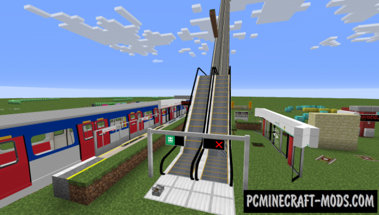 Minecraft Transit Railway - Mech, Decor Mod For 1.19.3, 1.18.1, 1.12.2