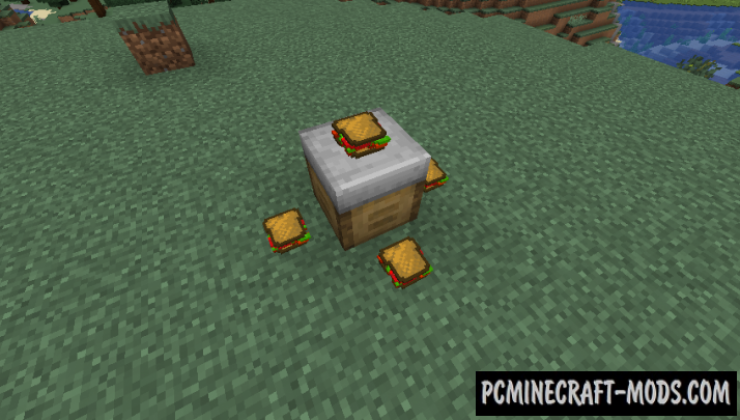 Sandwichable - Street Food Mod Minecraft 1.20.1, 1.19.1, 1.16.5
