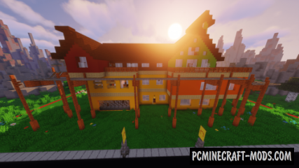 Hello Neighbor 2.1 - Minigame Map For Minecraft