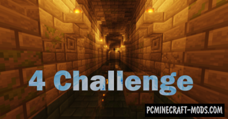 4 Challenges - Parkour Map For Minecraft