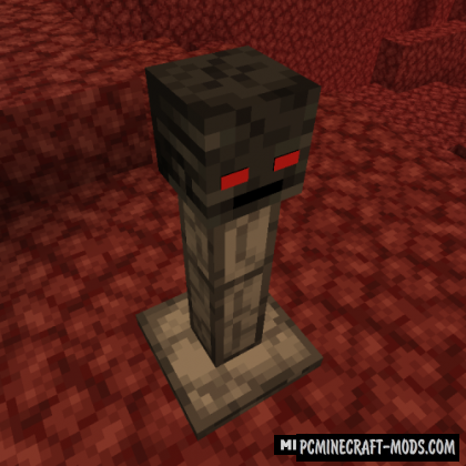 Wither Skeleton Totem - Block Mod For MC 1.20.1, 1.19.3, 1.18.2