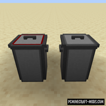 Trash - Redstone Block Mod For Minecraft 1.15.2