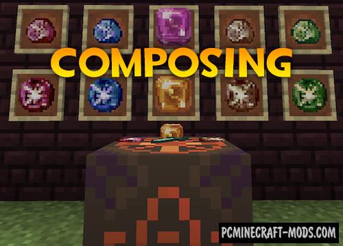 Composing - Mech, Magic Mod For Minecraft 1.15.2