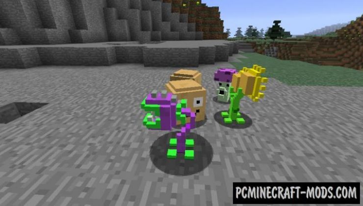 Scooty's Plants Vs. Zombies Mod For Minecraft 1.12.2