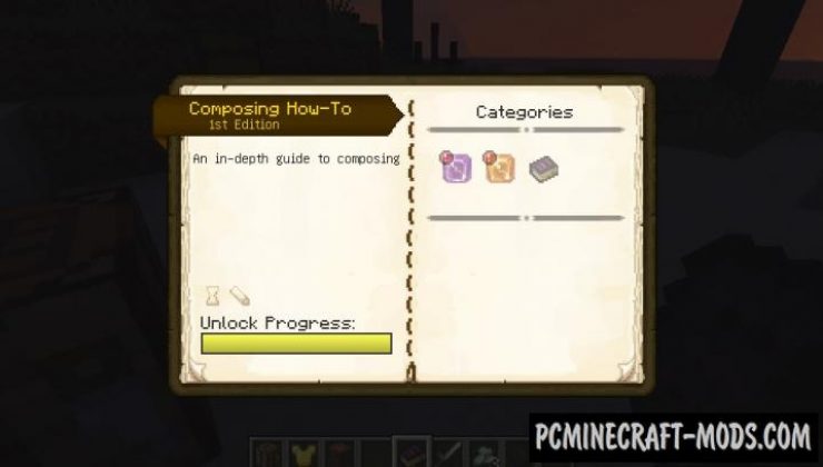 Composing - Mech, Magic Mod For Minecraft 1.15.2