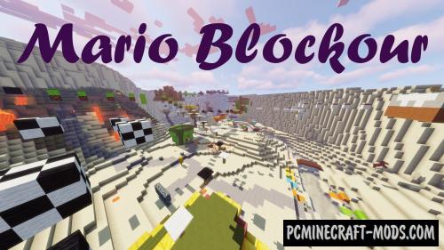 Mario Blockour - Parkour Map For Minecraft