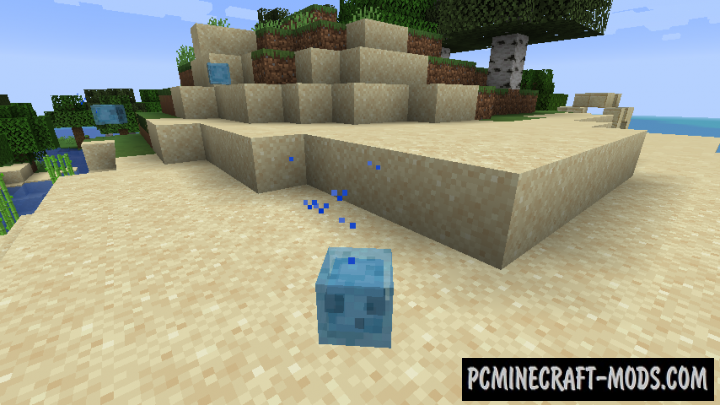 Beach Slimes - Creatures Mod For MC 1.16.5, 1.15.2, 1.14.4