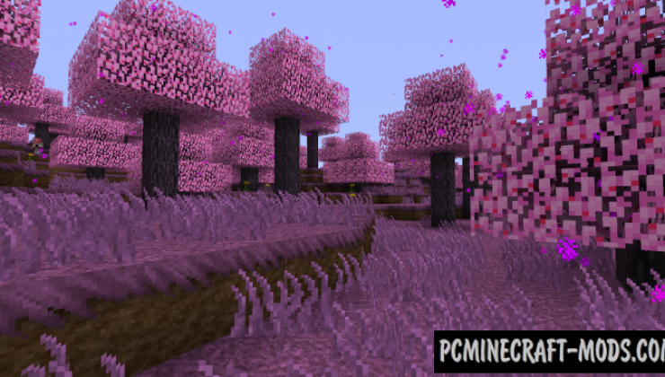 Cherry Blossom - Biome Mod For Minecraft 1.14.4