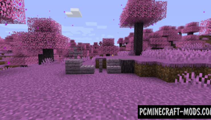 Cherry Blossom - Biome Mod For Minecraft 1.14.4