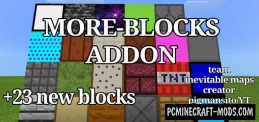 More Blocks Addon For Minecraft PE 1.17.40 iOS/Android