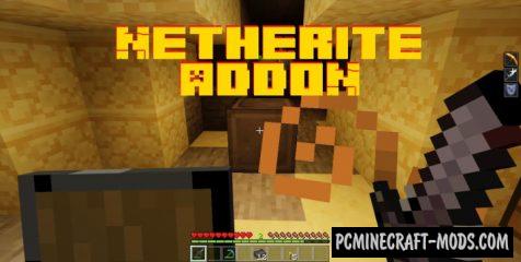 Netherite Ore Addon For Minecraft Bedrock 1.18.12, 1.17.40